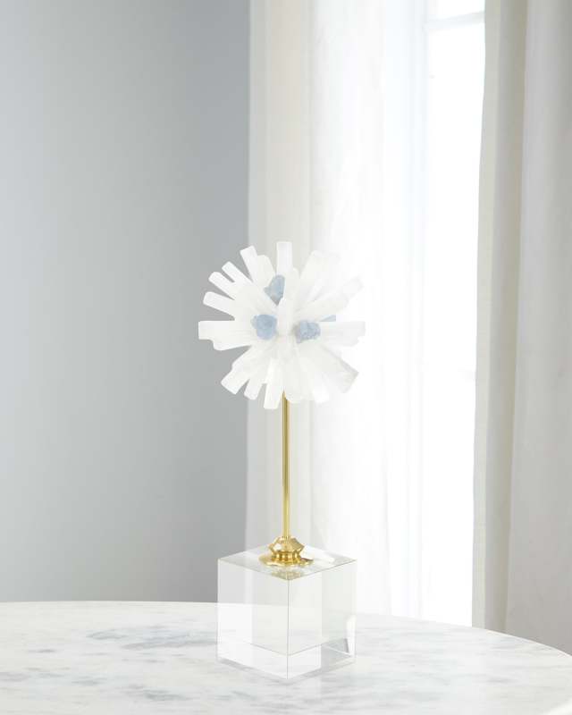 Selenite Starburst Sculpture III